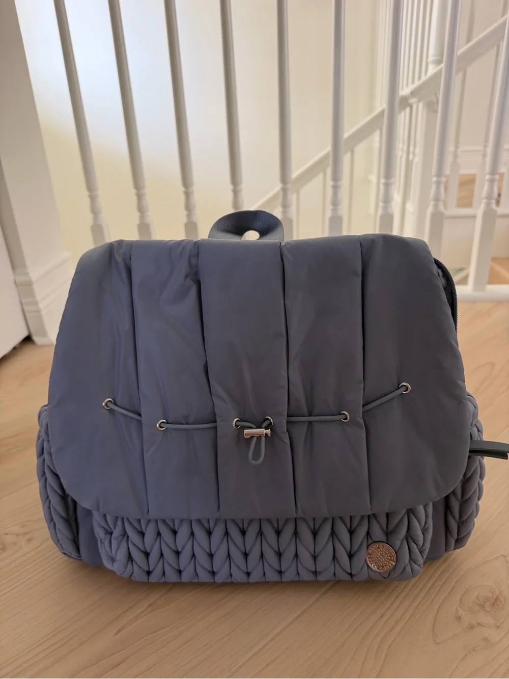Happ Levy backpack ash blue diaper bag